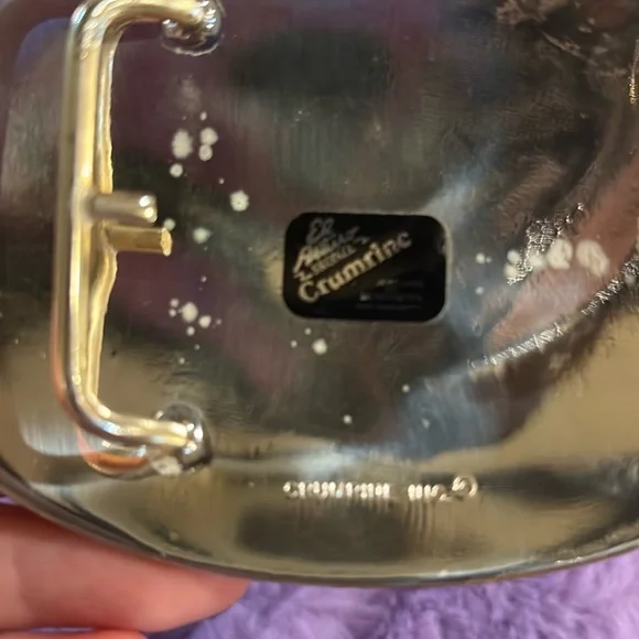 Silver and Gold Ornate Eagle Belt Buckle - Picture 3 of 5